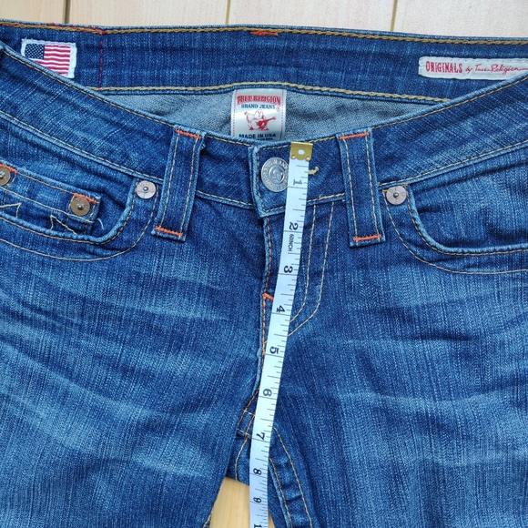 True Religion Skinny Washed Denim Ankle  Jeans - Picture 5 of 8